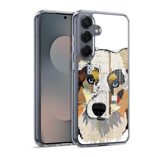 Michel Keck Dogs 3 Australian Shepherd Soft Gel Case for Samsung Galaxy S25 & MagSafe