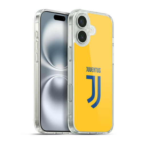Juventus Football Club 2017/18 Race Kit Away Soft Gel Case for Apple iPhone 16 Plus & MagSafe