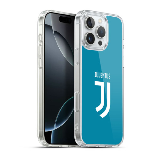 Juventus Football Club 2017/18 Race Kit Home Goalkeeper Soft Gel Case for Apple iPhone 16 Pro Max & MagSafe
