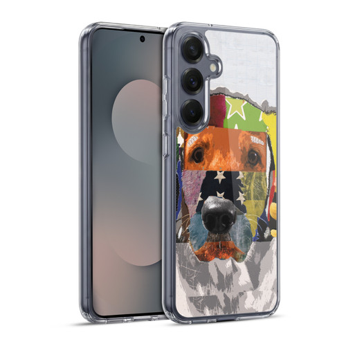 Michel Keck Dogs 3 Golden Retriever 2 Soft Gel Case for Samsung Galaxy S25+ & MagSafe