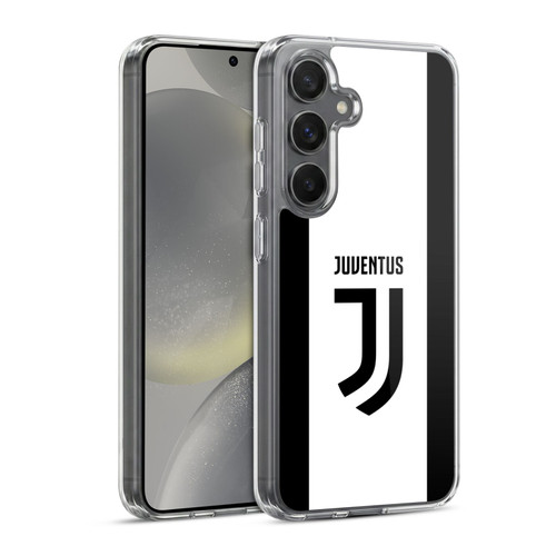 Juventus Football Club 2017/18 Race Kit Home Soft Gel Case for Samsung Galaxy S24 5G & MagSafe