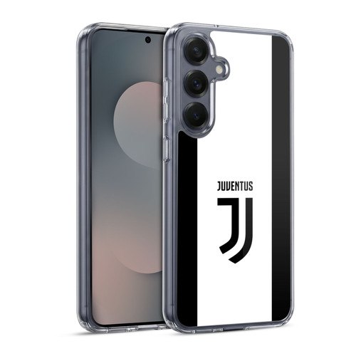 Juventus Football Club 2017/18 Race Kit Home Soft Gel Case for Samsung Galaxy S25 & MagSafe