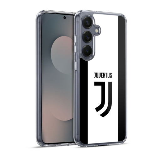 Juventus Football Club 2017/18 Race Kit Home Soft Gel Case for Samsung Galaxy S25+ & MagSafe
