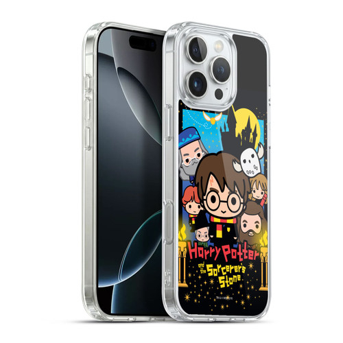 Harry Potter Deathly Hallows I Sorcerer's Stone Soft Gel Case for Apple iPhone 16 Pro Max & MagSafe