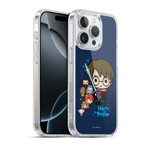 Harry Potter Deathly Hallows I Characters Soft Gel Case for Apple iPhone 16 Pro & MagSafe