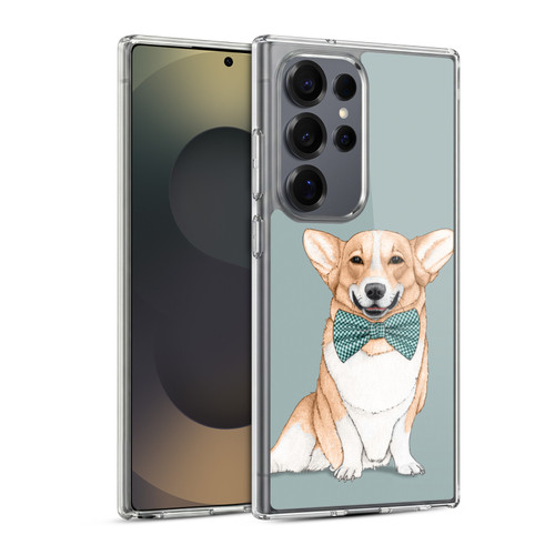 Barruf Dogs Corgi Soft Gel Case for Samsung Galaxy S25 Ultra & MagSafe