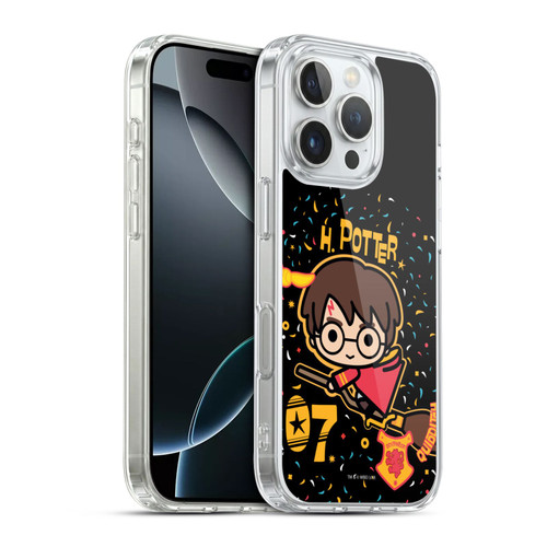 Harry Potter Deathly Hallows I Quidditch Broom Soft Gel Case for Apple iPhone 16 Pro & MagSafe