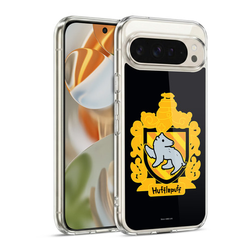 Harry Potter Deathly Hallows I Hufflepuff Crest Soft Gel Case for Google Pixel 9 / Pixel 9 Pro