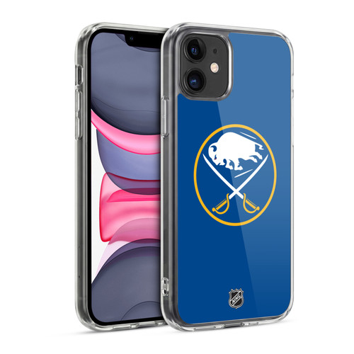 NHL Buffalo Sabres Plain Soft Gel Case for Apple iPhone 11