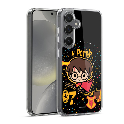 Harry Potter Deathly Hallows I Quidditch Broom Soft Gel Case for Samsung Galaxy S24 5G & MagSafe