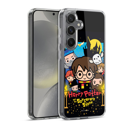 Harry Potter Deathly Hallows I Sorcerer's Stone Soft Gel Case for Samsung Galaxy S24 5G & MagSafe