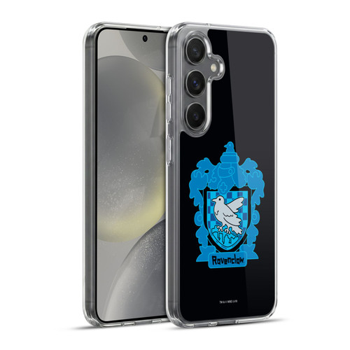 Harry Potter Deathly Hallows I Ravenclaw Crest Soft Gel Case for Samsung Galaxy S24+ 5G & MagSafe