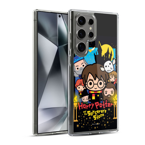 Harry Potter Deathly Hallows I Sorcerer's Stone Soft Gel Case for Samsung Galaxy S24 Ultra 5G & MagSafe