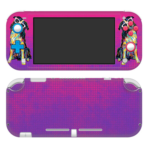 P.D. Moreno Animals II Border Collie Vinyl Sticker Skin Decal Cover for Nintendo Switch Lite