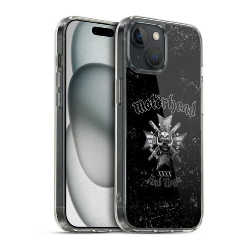 Motorhead Album Covers Bad Magic Soft Gel Case for Apple iPhone 15 & MagSafe