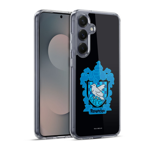 Harry Potter Deathly Hallows I Ravenclaw Crest Soft Gel Case for Samsung Galaxy S25+ & MagSafe