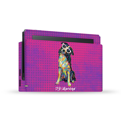 P.D. Moreno Animals II Border Collie Vinyl Sticker Skin Decal Cover for Nintendo Switch Console & Dock