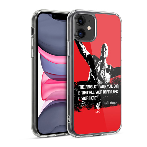Liverpool Football Club Bill Shankly Quotes Problem Medium Soft Gel Case for Apple iPhone 11