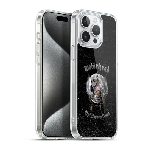 Motorhead Album Covers The World Is Yours Soft Gel Case for Apple iPhone 15 Pro Max & MagSafe