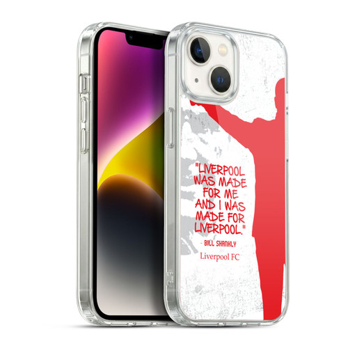 Liverpool Football Club Bill Shankly Quotes Made For Liverpool Soft Gel Case for Apple iPhone 14