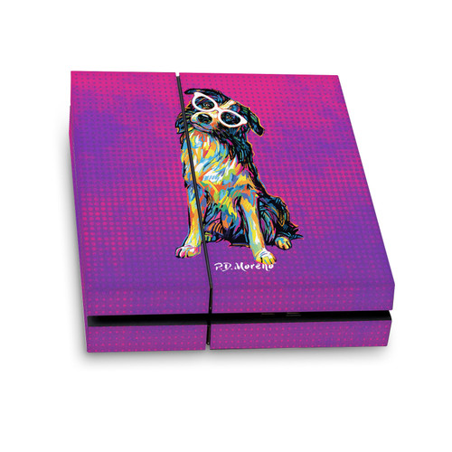 P.D. Moreno Animals II Border Collie Vinyl Sticker Skin Decal Cover for Sony PS4 Console