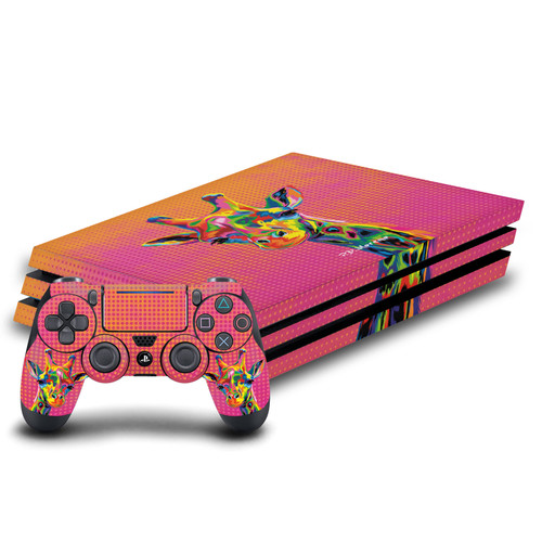 P.D. Moreno Animals II Giraffe Vinyl Sticker Skin Decal Cover for Sony PS4 Pro Bundle