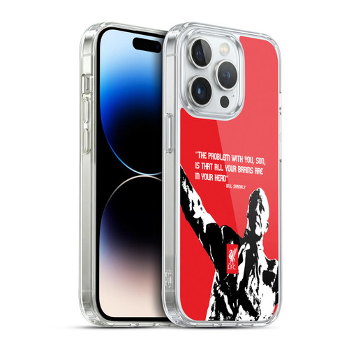 Liverpool Football Club Bill Shankly Quotes Problem Big Soft Gel Case for Apple iPhone 14 Pro & MagSafe