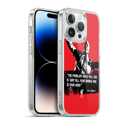 Liverpool Football Club Bill Shankly Quotes Problem Medium Soft Gel Case for Apple iPhone 14 Pro & MagSafe