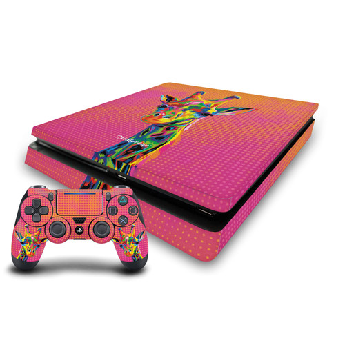 P.D. Moreno Animals II Giraffe Vinyl Sticker Skin Decal Cover for Sony PS4 Slim Console & Controller