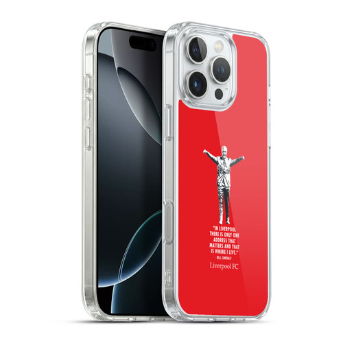 Liverpool Football Club Bill Shankly Quotes Liverpool Soft Gel Case for Apple iPhone 16 Pro Max & MagSafe