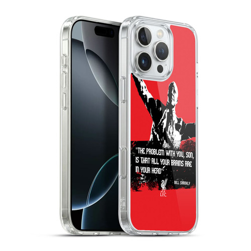 Liverpool Football Club Bill Shankly Quotes Problem Medium Soft Gel Case for Apple iPhone 16 Pro Max & MagSafe