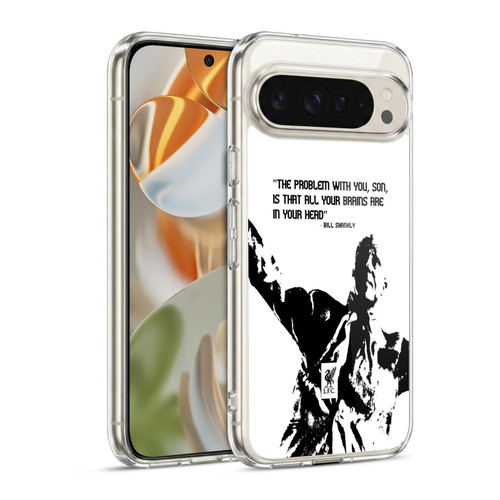 Liverpool Football Club Bill Shankly Quotes Problem White Soft Gel Case for Google Pixel 9 / Pixel 9 Pro