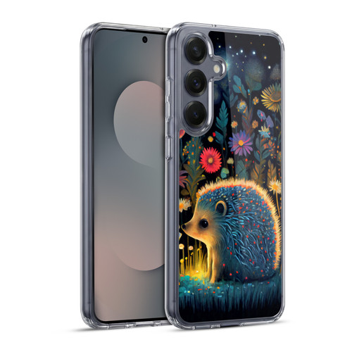 JK Stewart Graphics Little Hedgehog Soft Gel Case for Samsung Galaxy S25+ & MagSafe