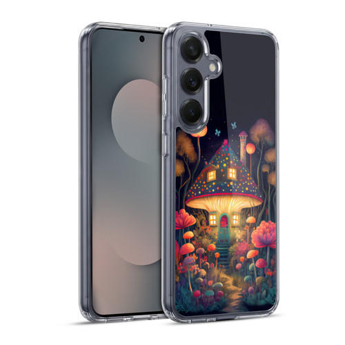 JK Stewart Graphics Mushroom Cottage Night Garden Soft Gel Case for Samsung Galaxy S25+ & MagSafe