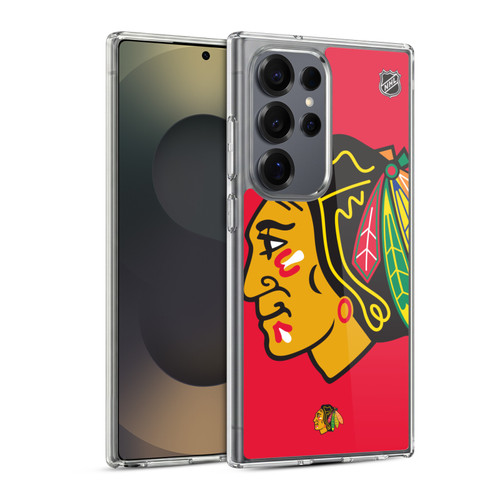 NHL Chicago Blackhawks Oversized Soft Gel Case for Samsung Galaxy S25 Ultra & MagSafe