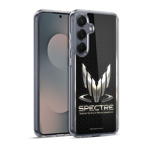 EA Bioware Mass Effect 3 Badges And Logos Spectre Soft Gel Case for Samsung Galaxy S25+ & MagSafe