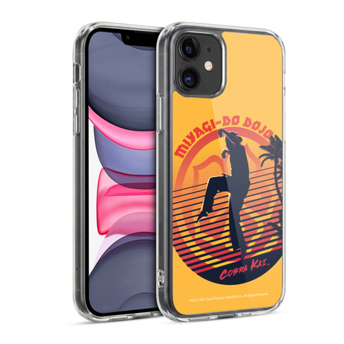 Cobra Kai Key Art Miyagi Do Logo Soft Gel Case for Apple iPhone 11