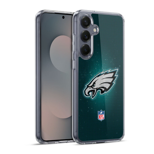 NFL Philadelphia Eagles Artwork LED Soft Gel Case for Samsung Galaxy S25+ & MagSafe