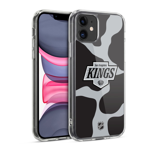 NHL Los Angeles Kings Cow Pattern Soft Gel Case for Apple iPhone 11