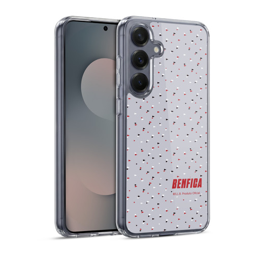 S.L. Benfica 2021/22 Crest Triangles Soft Gel Case for Samsung Galaxy S25 & MagSafe