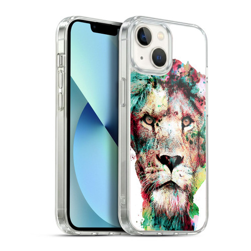 Riza Peker Animals The King Soft Gel Case for Apple iPhone 13