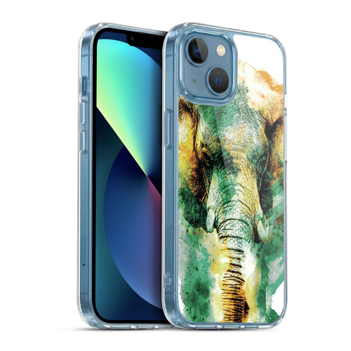 Riza Peker Animals Wild Africa Soft Gel Case for Apple iPhone 13 Mini & MagSafe