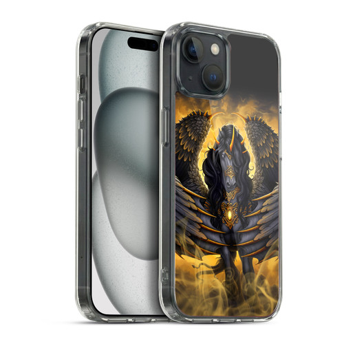 Sarah Richter Animals Gothic Pegasus Soft Gel Case for Apple iPhone 15 Plus & MagSafe