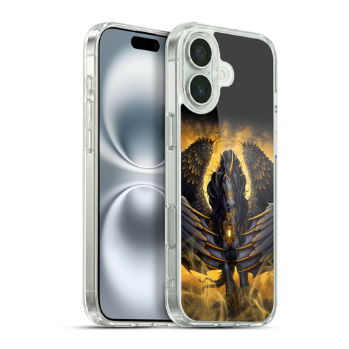 Sarah Richter Animals Gothic Pegasus Soft Gel Case for Apple iPhone 16 Plus & MagSafe