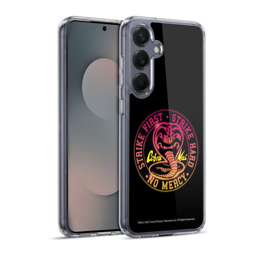 Cobra Kai Key Art Strike Hard Logo Soft Gel Case for Samsung Galaxy S25+ & MagSafe