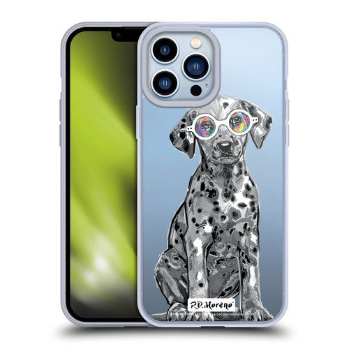 P.D. Moreno Black And White Dogs Dalmatian Soft Gel Case for Apple iPhone 13 Pro Max & MagSafe