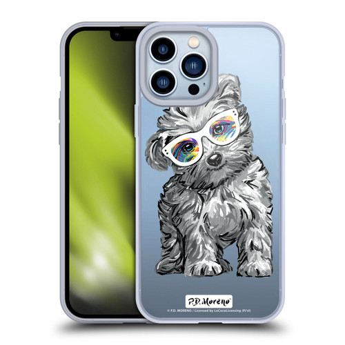 P.D. Moreno Black And White Dogs Maltese Soft Gel Case for Apple iPhone 13 Pro Max & MagSafe