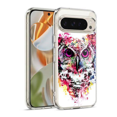 Riza Peker Animals Owl Soft Gel Case for Google Pixel 9 / Pixel 9 Pro