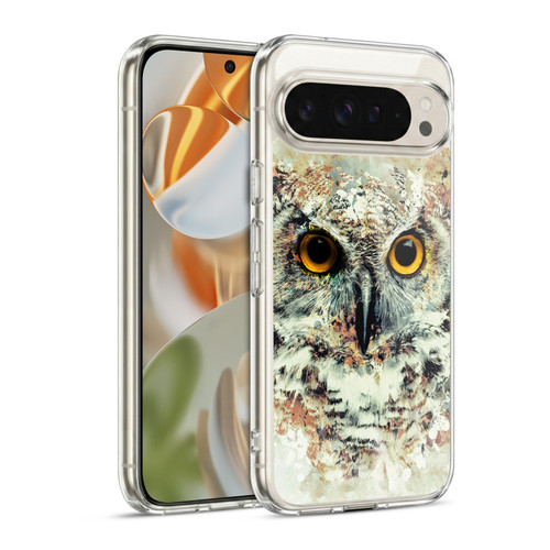Riza Peker Animals Owl II Soft Gel Case for Google Pixel 9 / Pixel 9 Pro