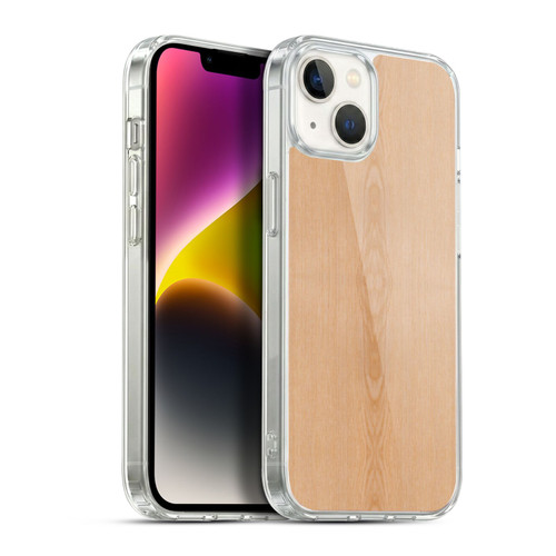 PLdesign Wood And Rust Prints Light Brown Grain Soft Gel Case for Apple iPhone 14 Plus & MagSafe